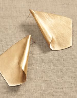 Kite Post Large Earrings &#124 Aureus + Argent gold