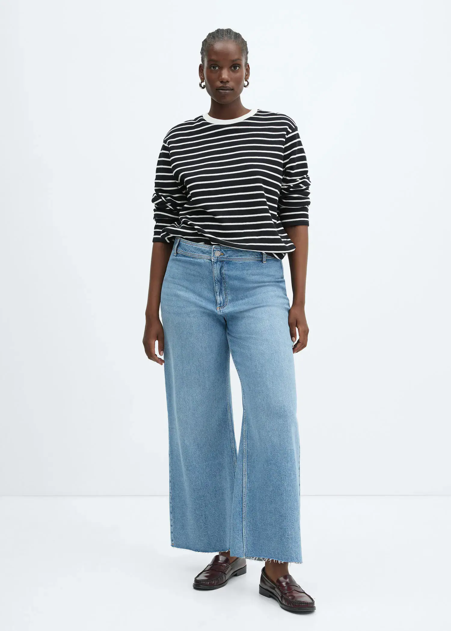 Mango Jeans culotte high waist. 1