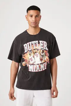 Forever 21 Forever 21 Butler Miami Graphic Tee Black/Multi. 2