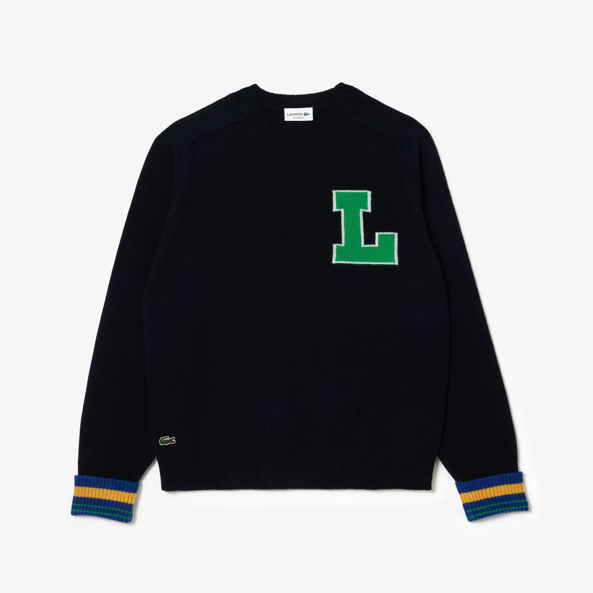 Lacoste Unisex Golf Inspired Wool Sweater. 2