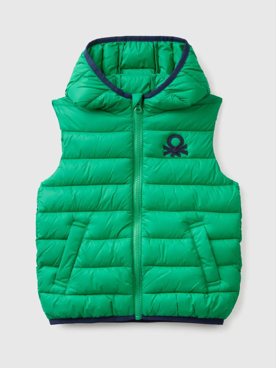 Benetton padded jacket with hood. 1