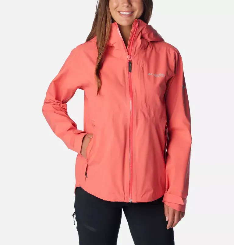 Columbia Women's Ampli-Dry™ II Waterproof Hiking Shell Jacket. 1