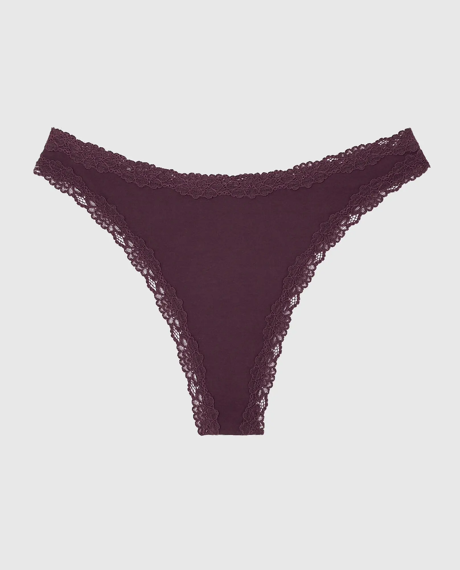 La Senza Ultrasoft Modal High Leg Thong Panty. 1