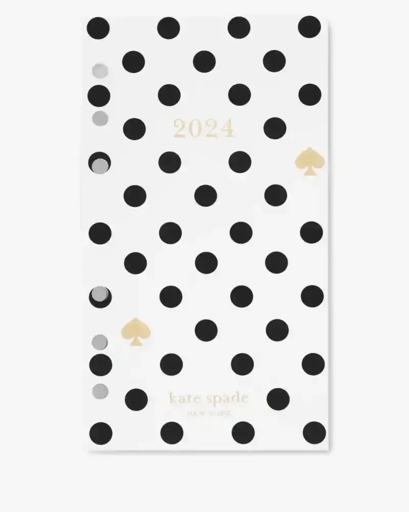 Kate Spade 2024 Personal Size Weekly & Monthly Calendar Refill. 1