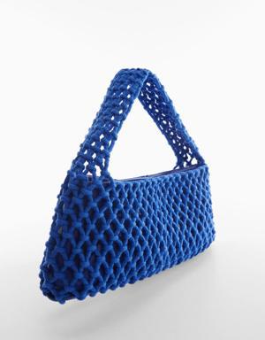 Crochet shoulder bag