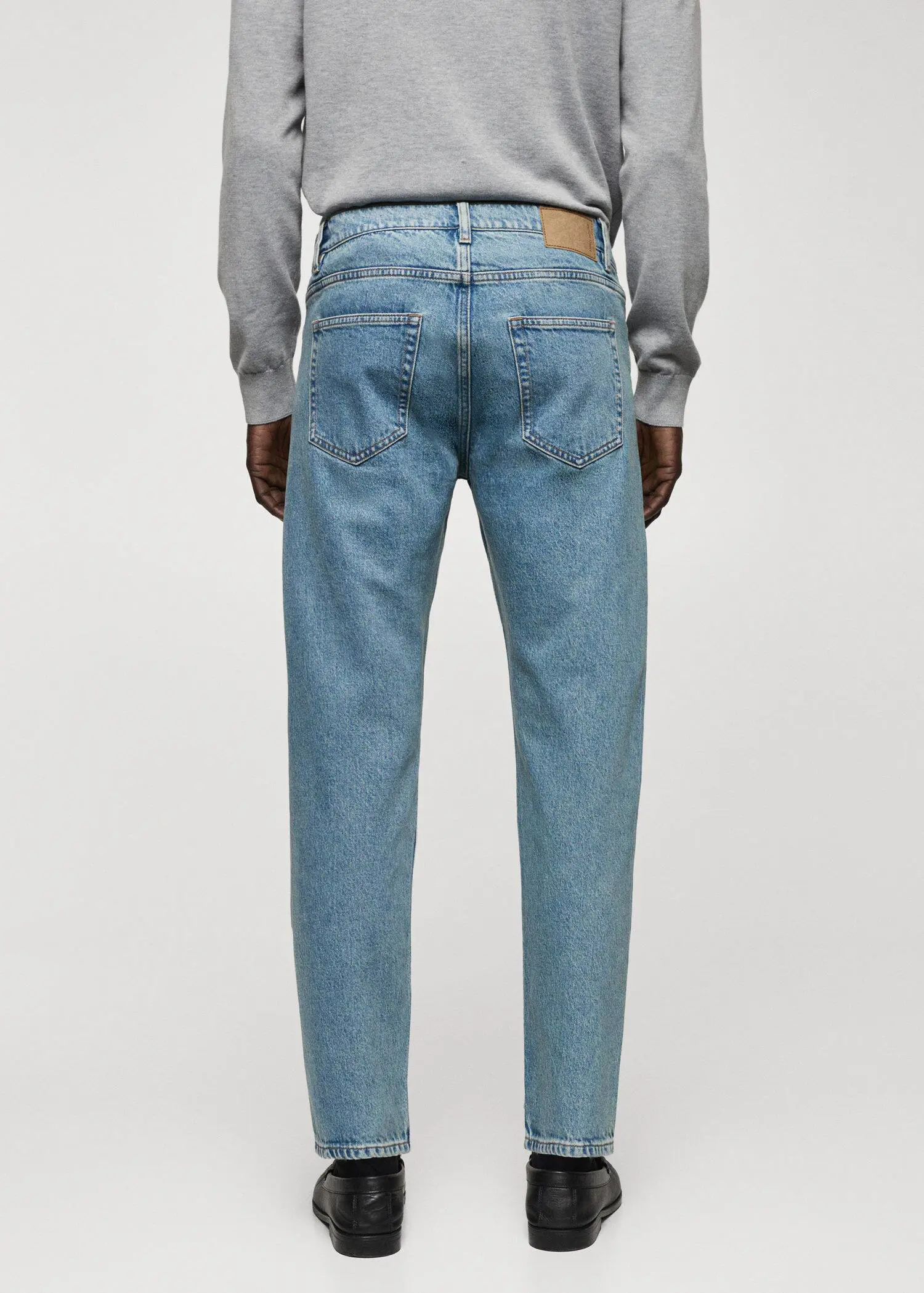 Mango Ben tapered fit jeans. 3