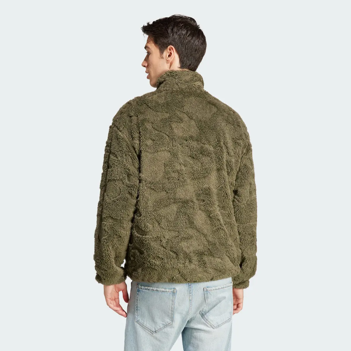 Adidas Adventure Camo Fleece Full-Zip Jacket. 3