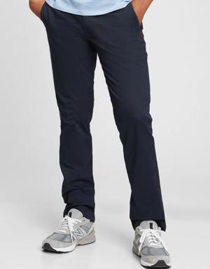 Gap Modern Khakis in Straight Fit with GapFlex blue