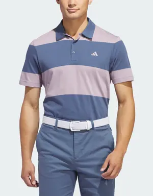 Colorblock Rugby Stripe Polo Shirt