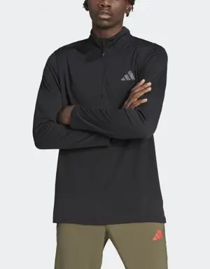 Train Essentials Seasonal Training 1/4-Zip Long Sleeve Tee