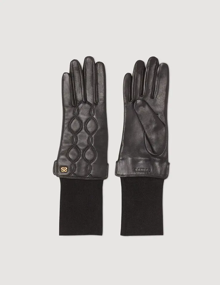 Sandro Leather gloves. 1