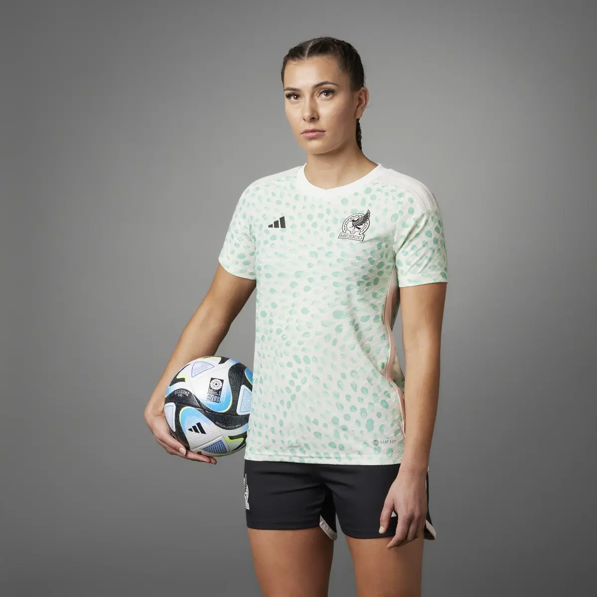 Adidas Jersey Visitante Versión Jugadora Selección Nacional de México Femenil 2023. 1