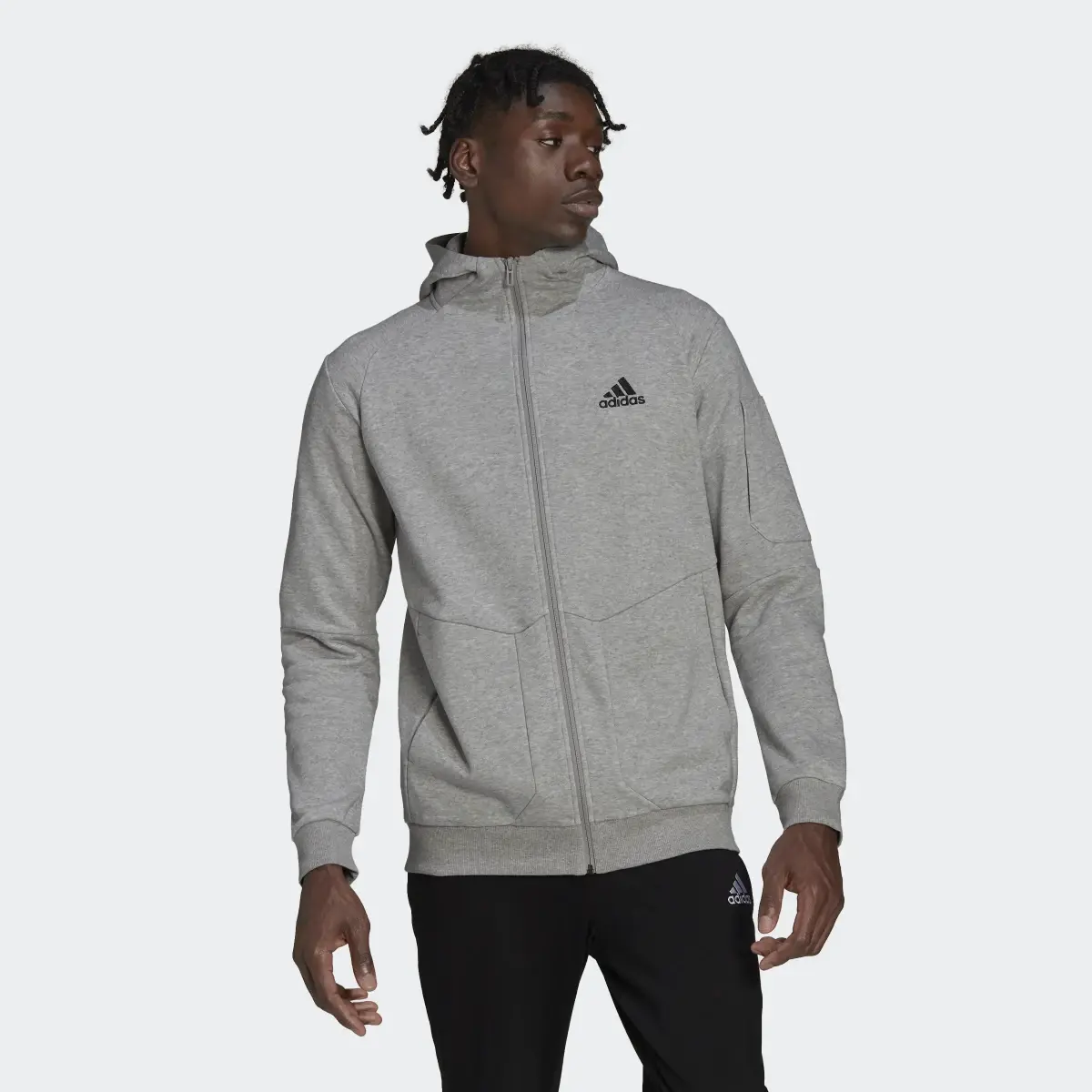 Adidas Essentials4Gameday Full-Zip Hoodie. 2