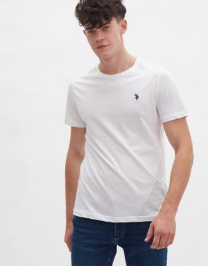 Erkek Beyaz Basic T-Shirt