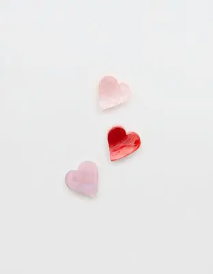 American Eagle Mini Heart Clip 2-Pack. 1