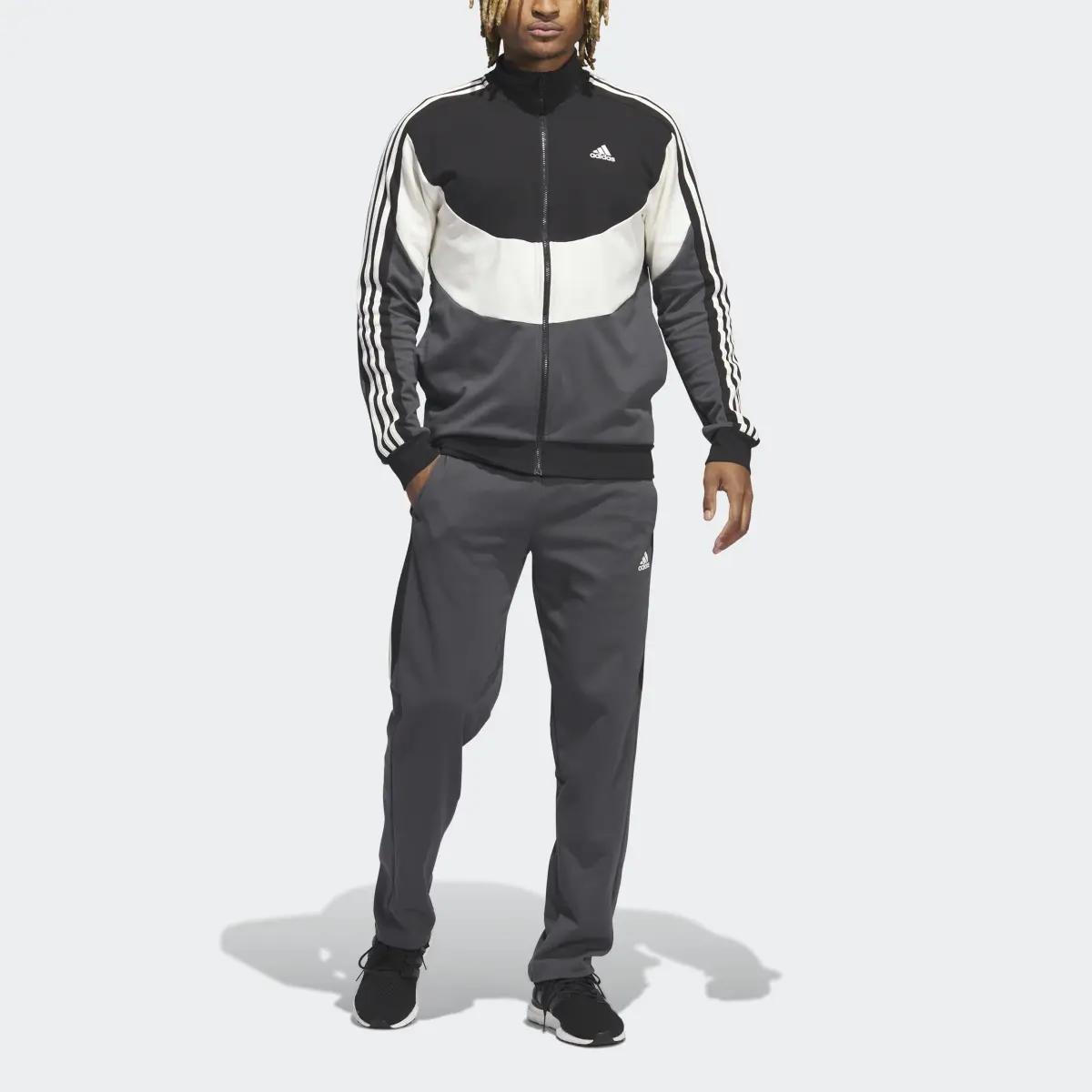 Adidas Colorblock Trainingsanzug. 1