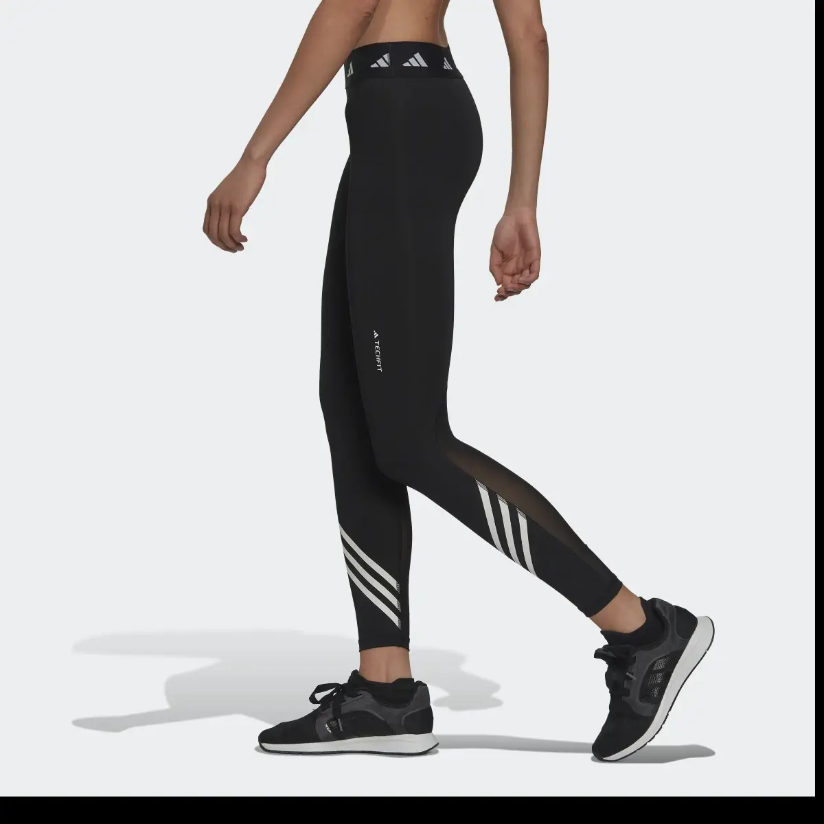 Adidas Techfit 3-Stripes Leggings. 2