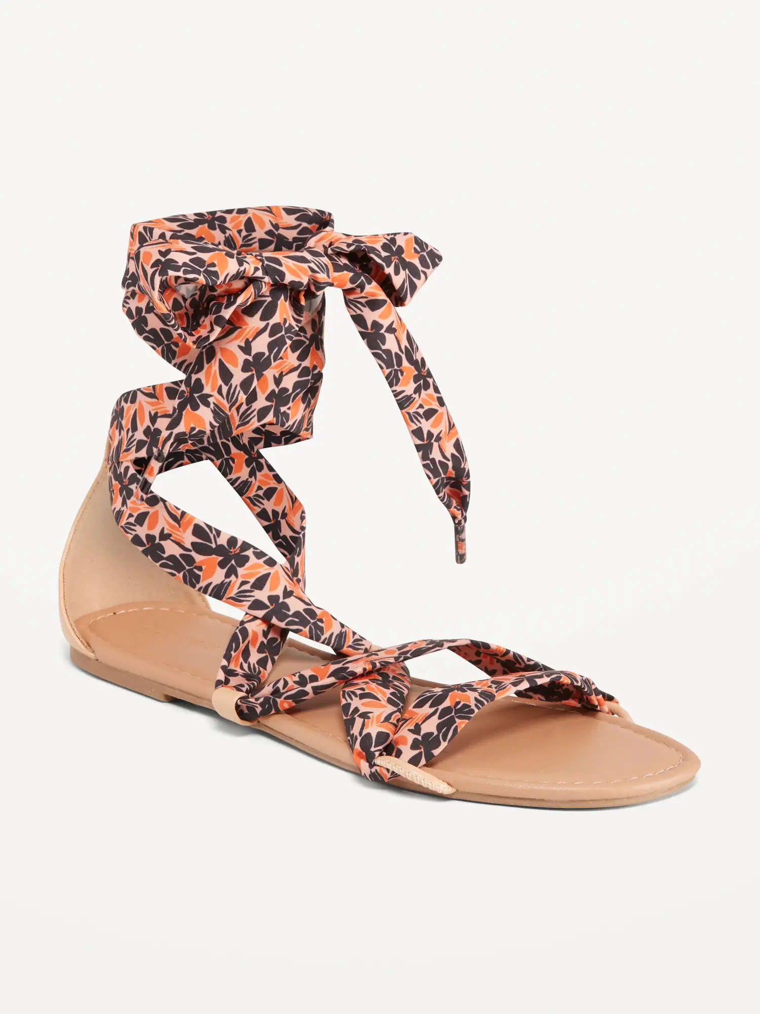 Old Navy Wrap-Tie Scarf Sandal multi. 1