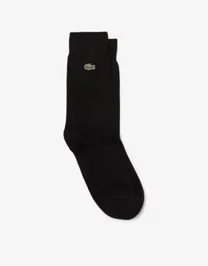 Lacoste Unisex Cotton Blend High-Cut Socks