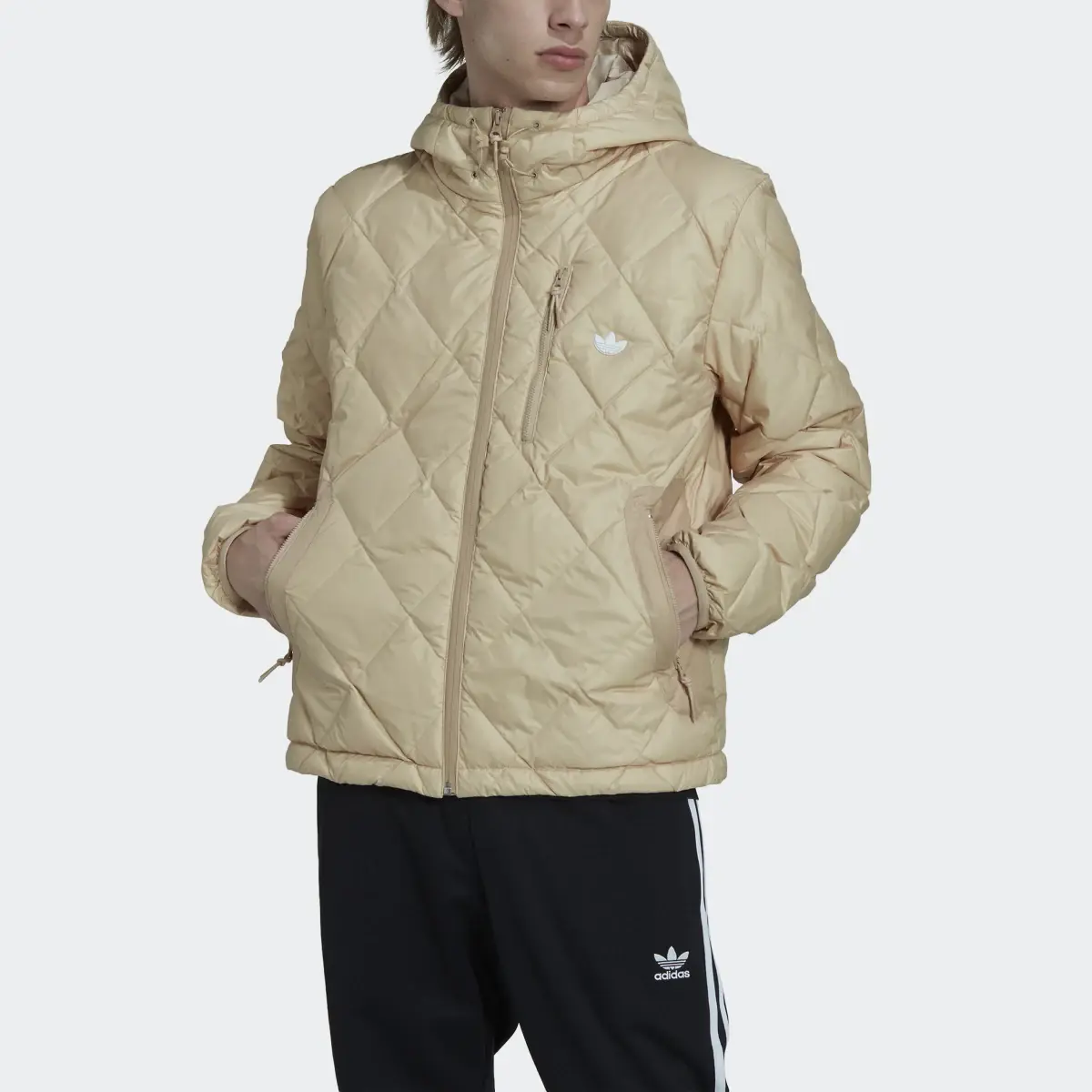 Adidas Down Quilted Puffer Jacket. 1