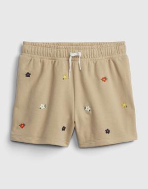 Gap Kids High Rise Active Shorts beige