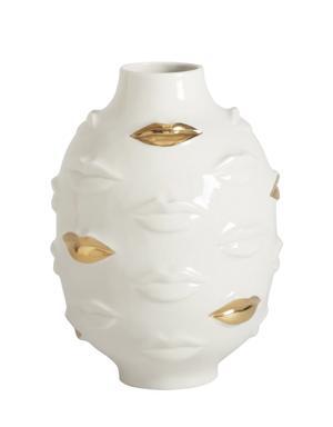 Gilded Muse Gala Porselen Vazo