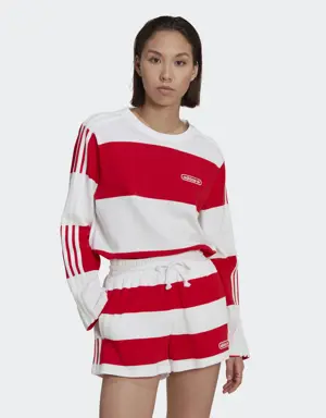 Striped Long Sleeve Sweatshirt