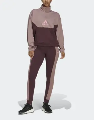 Half-Zip and Tights Track Suit