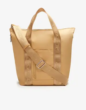 Shopping bag da donna con logo a contrasto Lacoste