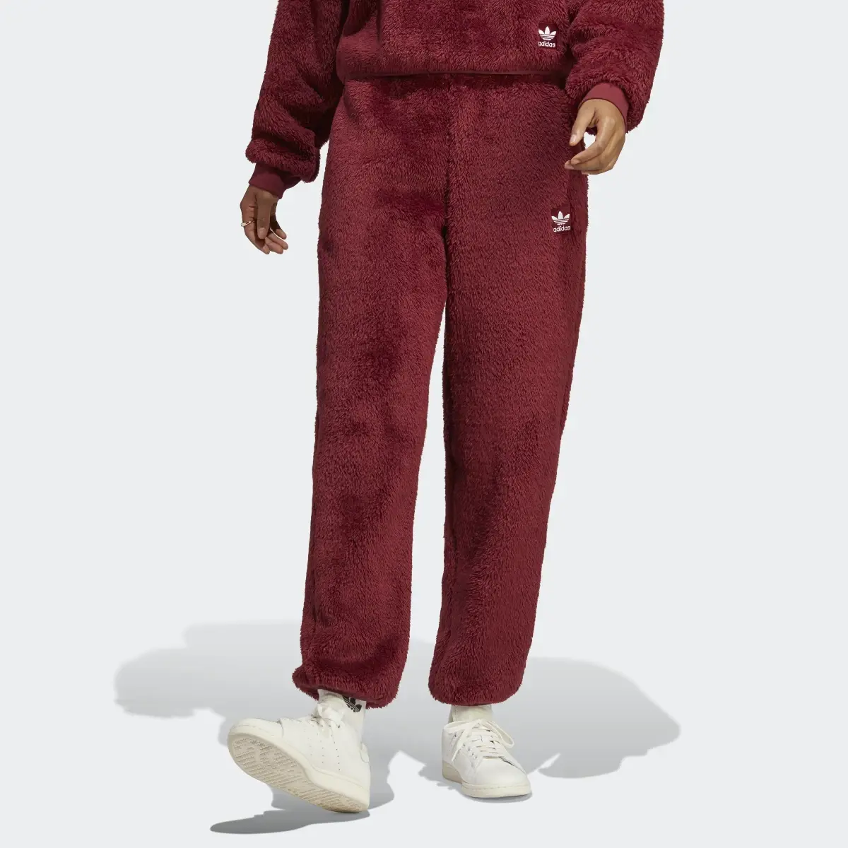 Adidas Essentials+ Fluffy Teddy Pants. 1