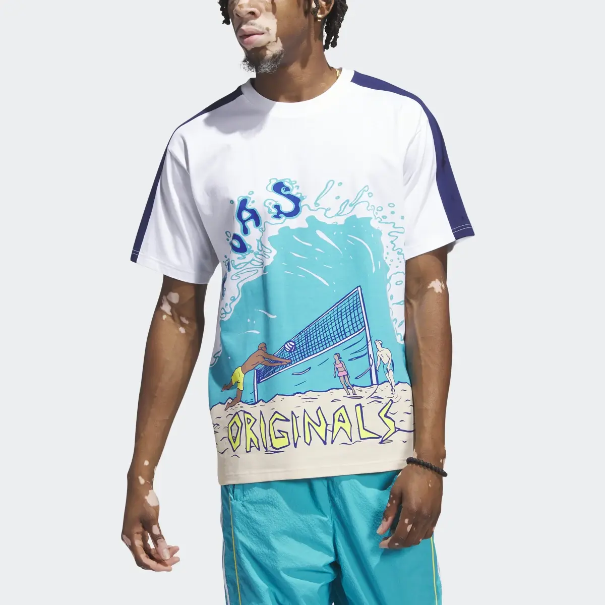 Adidas Beach Sports Art Tee. 1