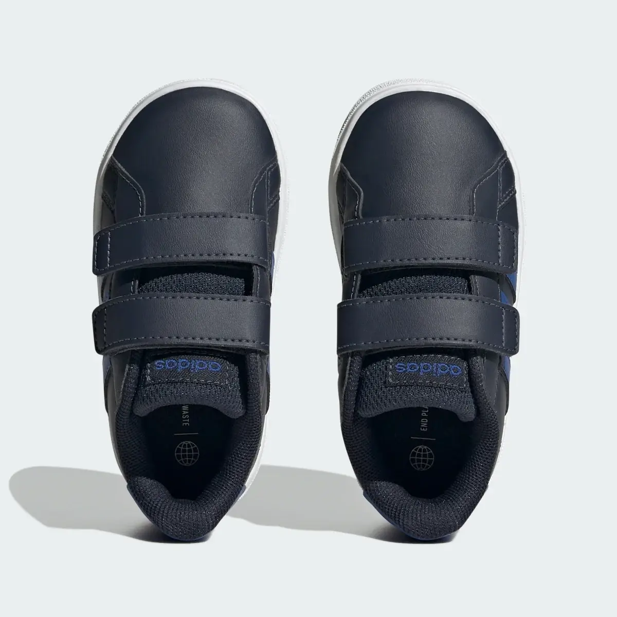 Adidas Grand Court Lifestyle Hook and Loop Shoes. 3