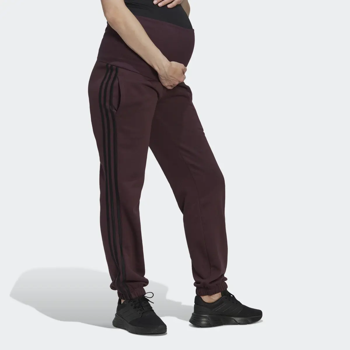 Adidas Essentials Cotton 3-Stripes Pants (Maternity). 3