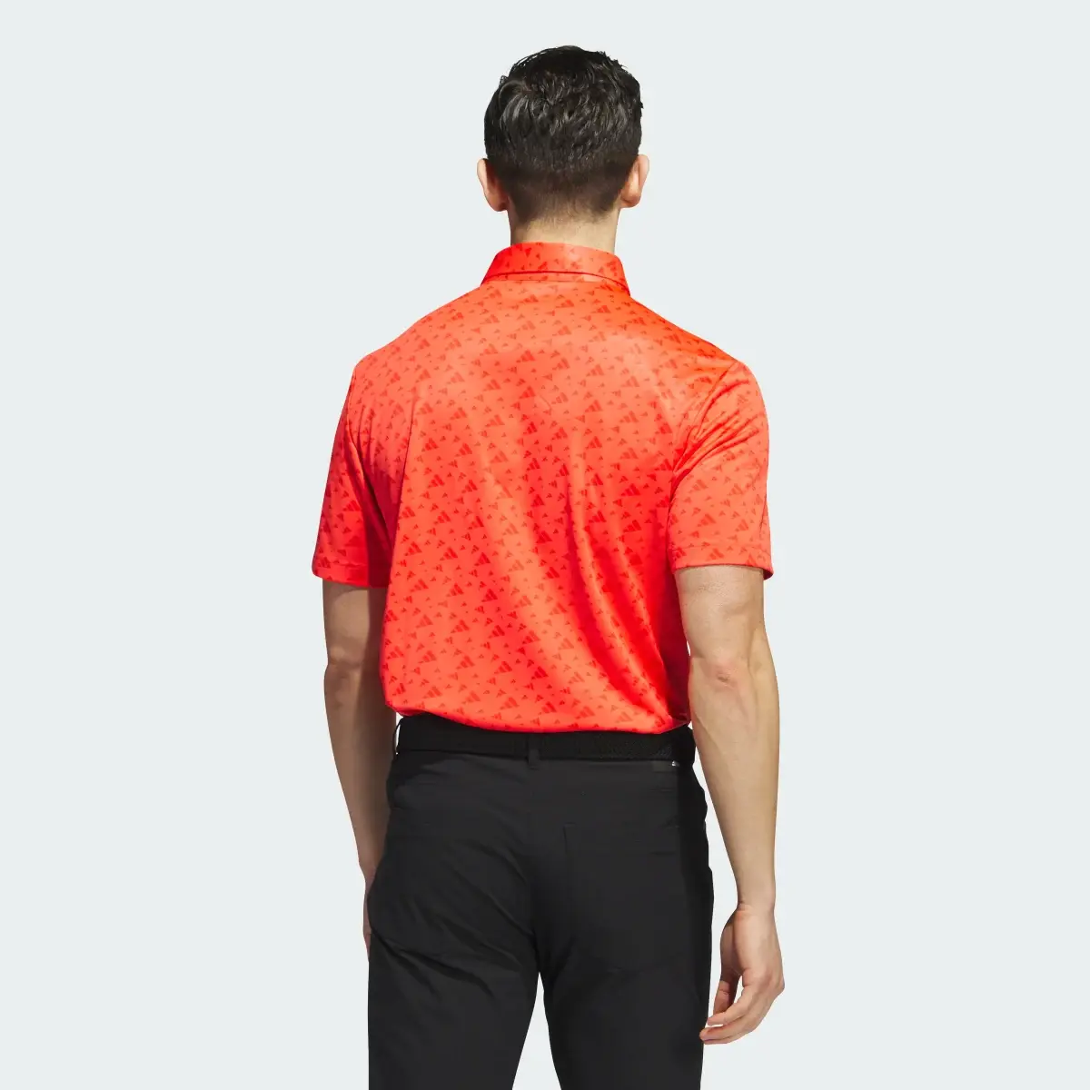 Adidas Core Allover Print Polo Shirt. 3