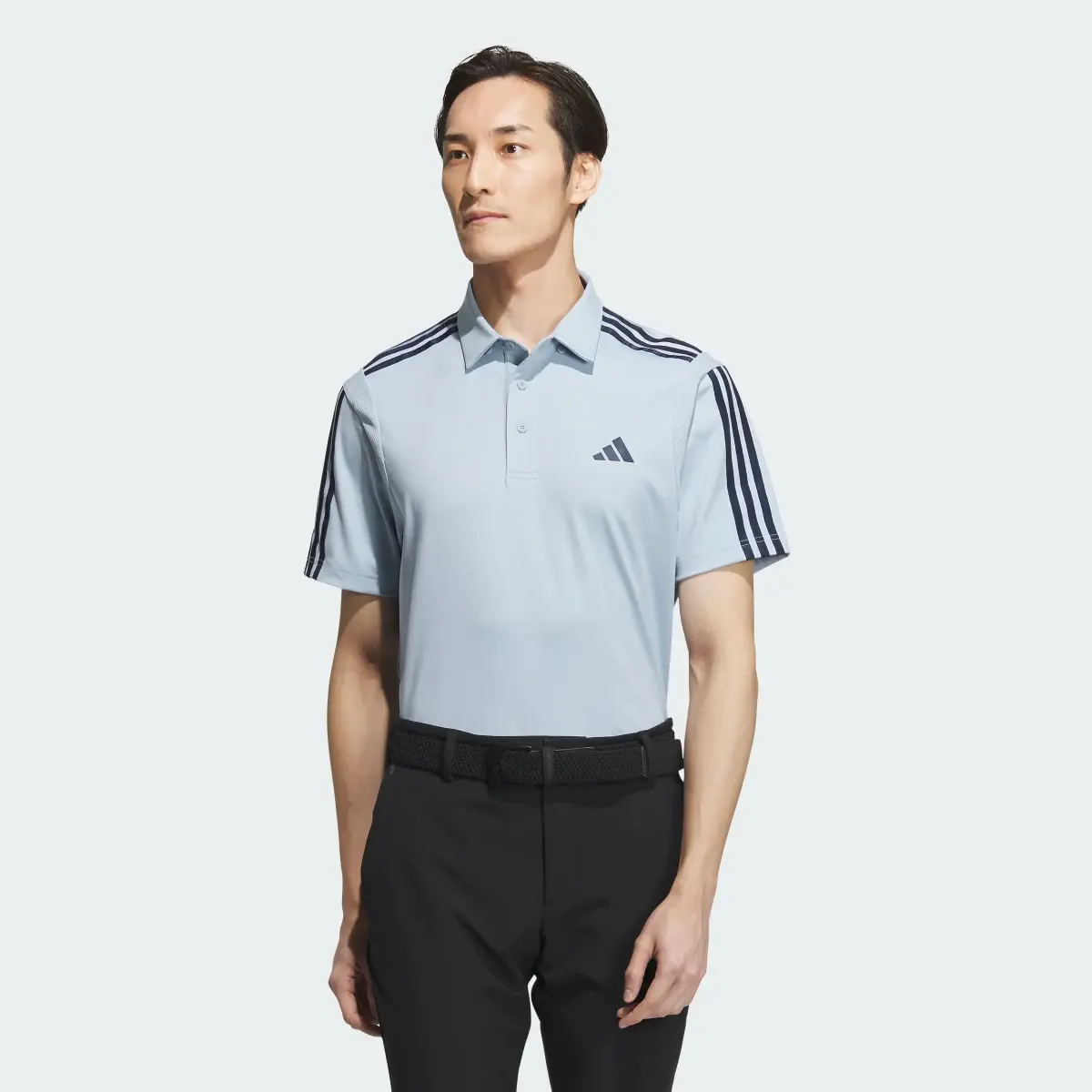 Adidas HEAT.RDY 3-Stripe Short Sleeve Polo Shirt. 2