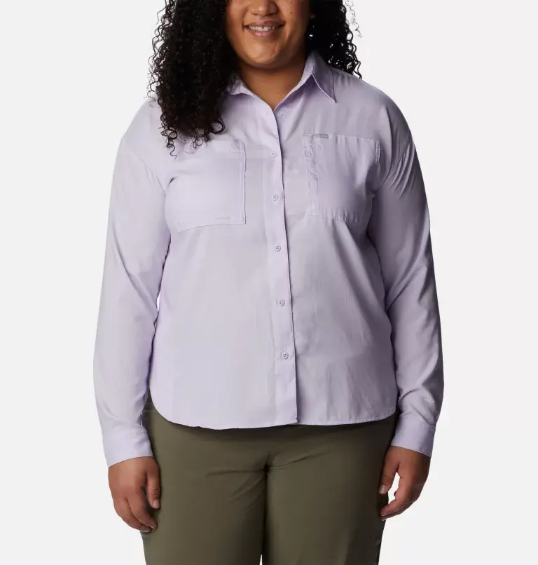 Columbia Women's Silver Ridge Utility™ Long Sleeve Shirt - Plus Size. 1