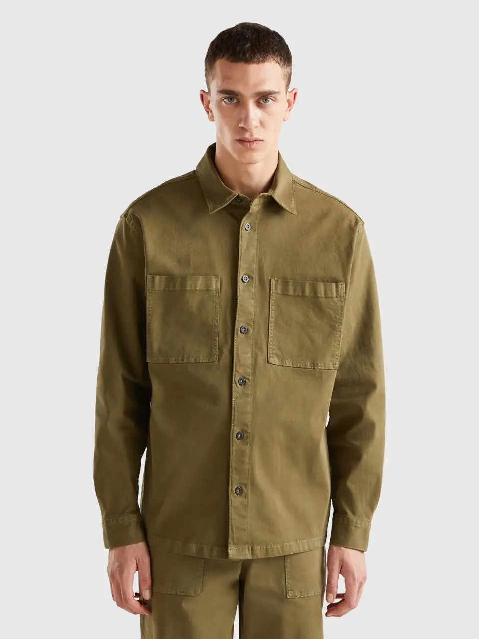Benetton overshirt with pockets. 1