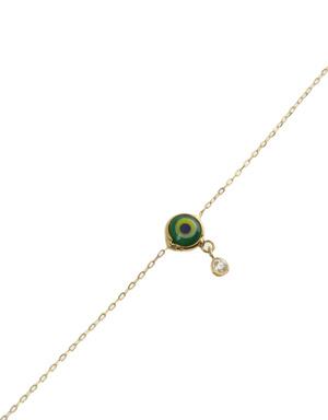 Hero Collection Nazar Boncuklu Kadın Altın Halhal