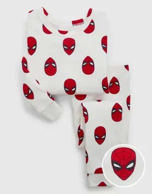 babyGap &#124 Marvel 100% Organic Cotton Spider-Man PJ Set white