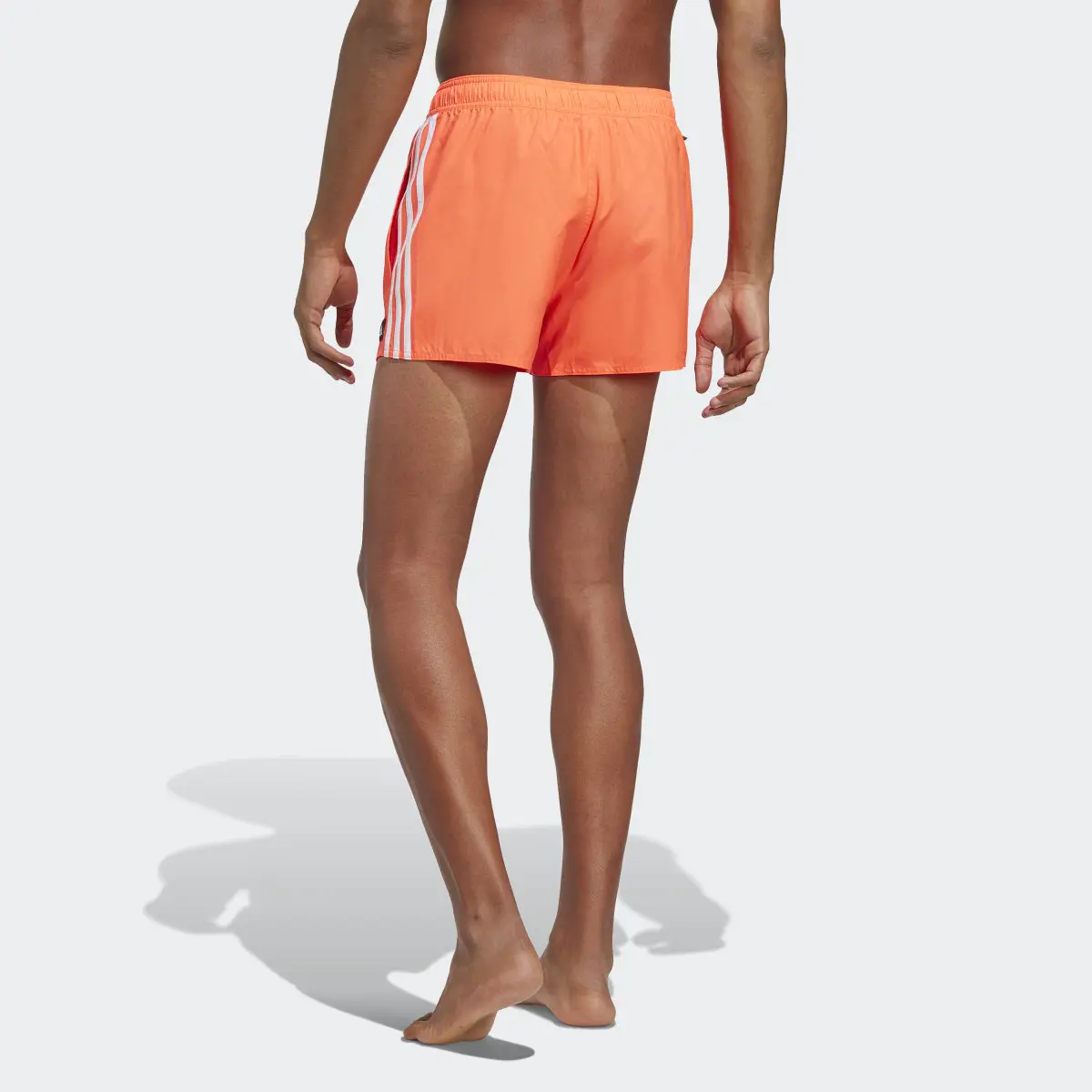Adidas 3-Stripes CLX Very-Short-Length Swim Shorts. 2