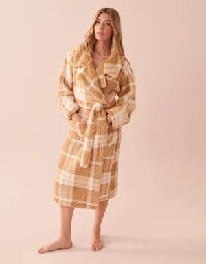 Sherpa Large Lapel Robe