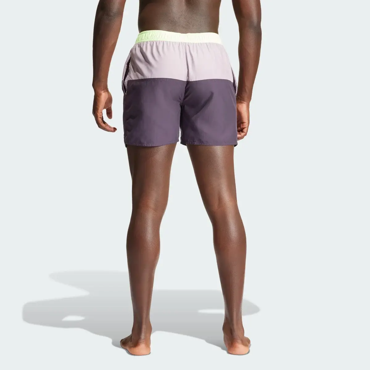 Adidas Colorblock CLX Swim Shorts Short Length. 2