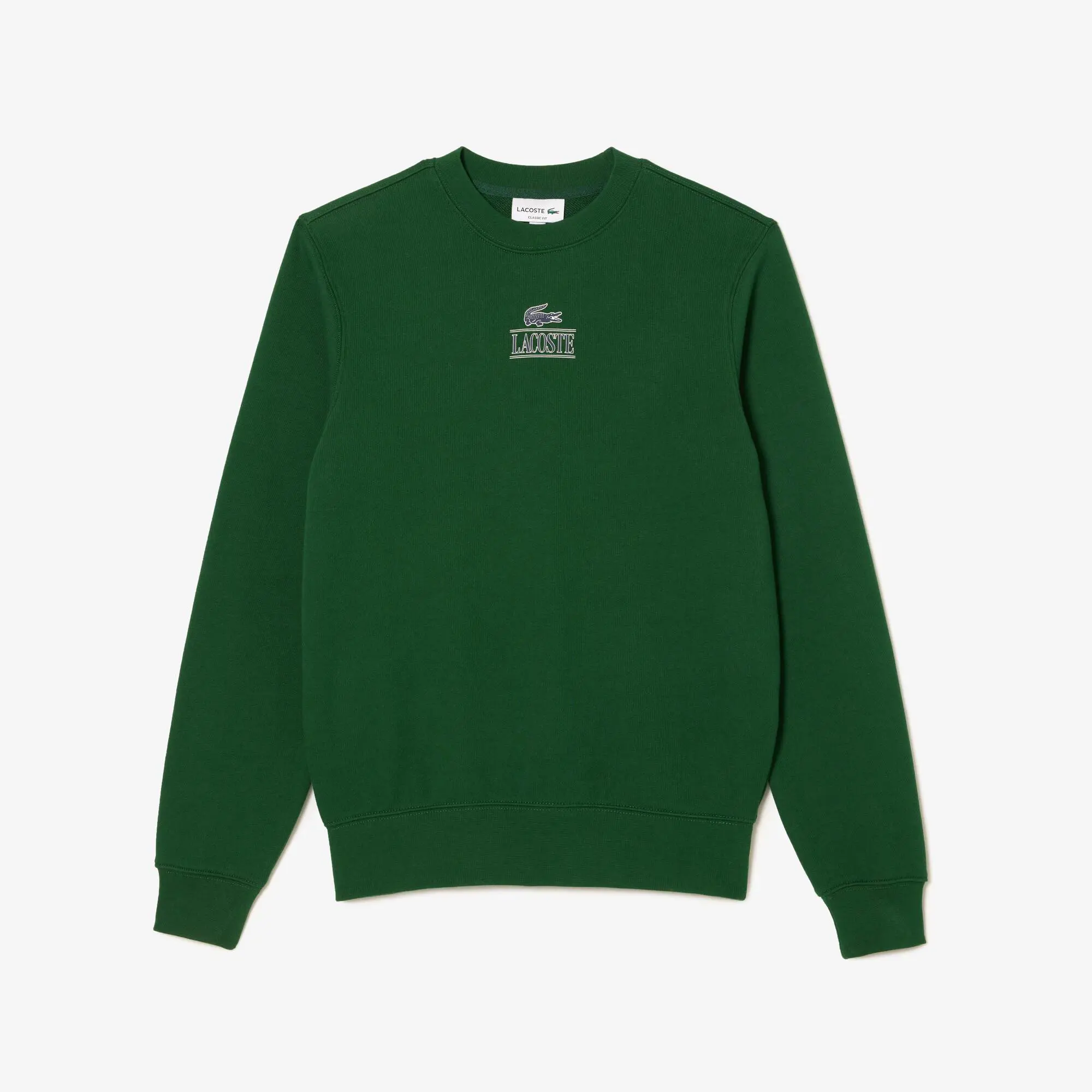 Lacoste Signature Print Jogger Sweatshirt. 2