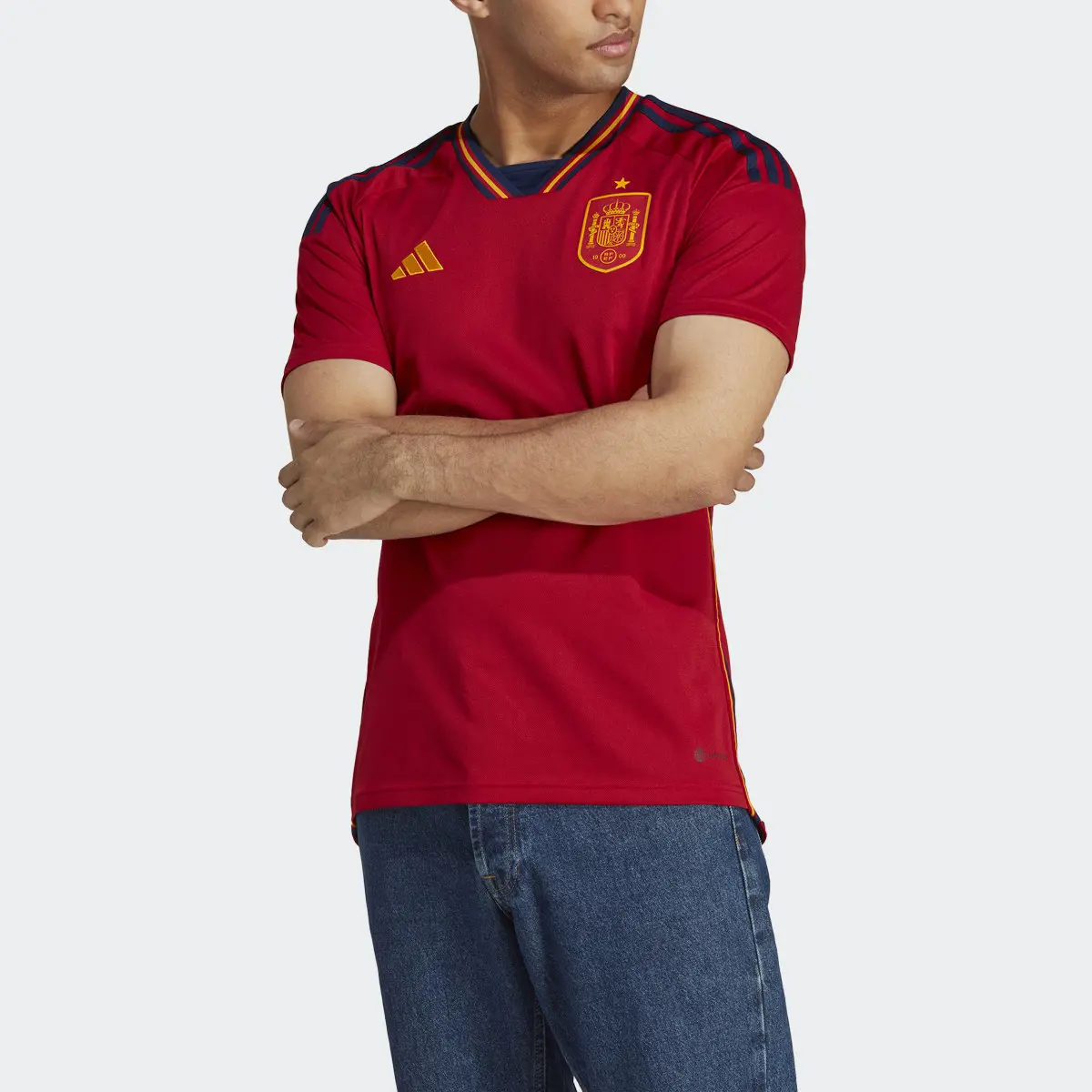 Adidas Spain 22 Home Jersey. 1