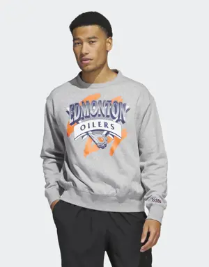 Oilers Vintage Crew Sweatshirt