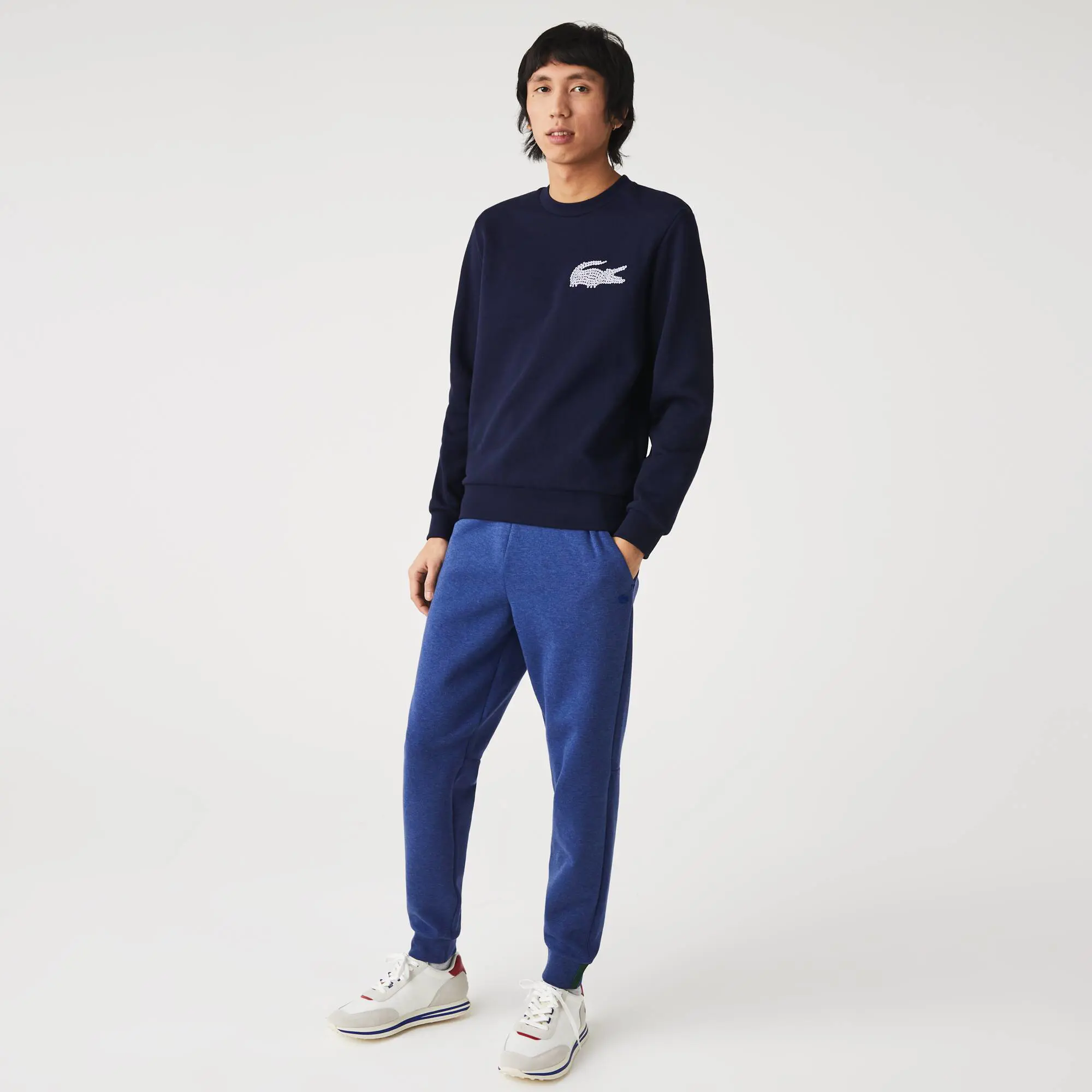Lacoste Pantalón deportivo para hombre slim fit en mezcla de algodón calefactable. 1 Lacoste Pantalón deportivo para hombre slim fit en mezcla de algodón calefactable. 1