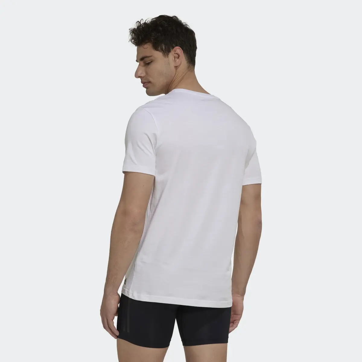 Adidas Active Flex Cotton V-Neck Shirt Underwear. 3