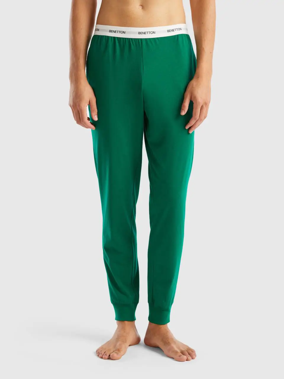 Benetton trousers with elastic logo. 1