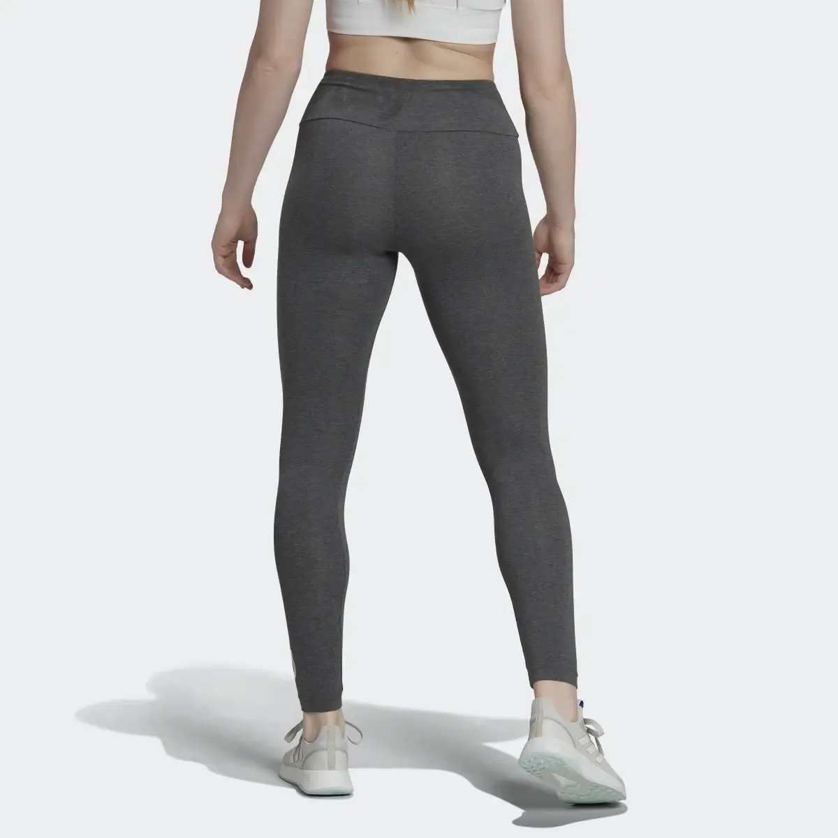 Adidas ESSENTIALS HIGH-WAISTED LOGO LEGGINGS. 2