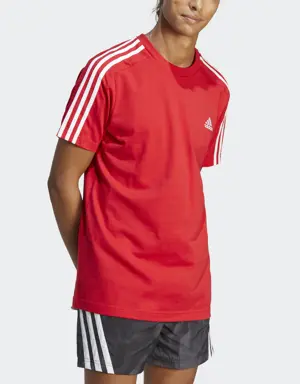 Adidas Playera Essentials 3 Franjas Tejido Jersey